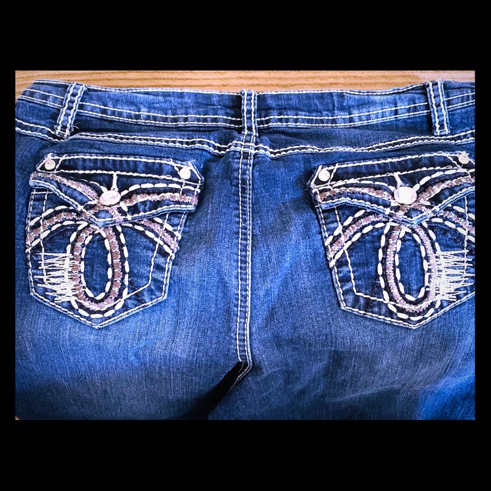 Size 10 Cato jeans. Lots of Bling!